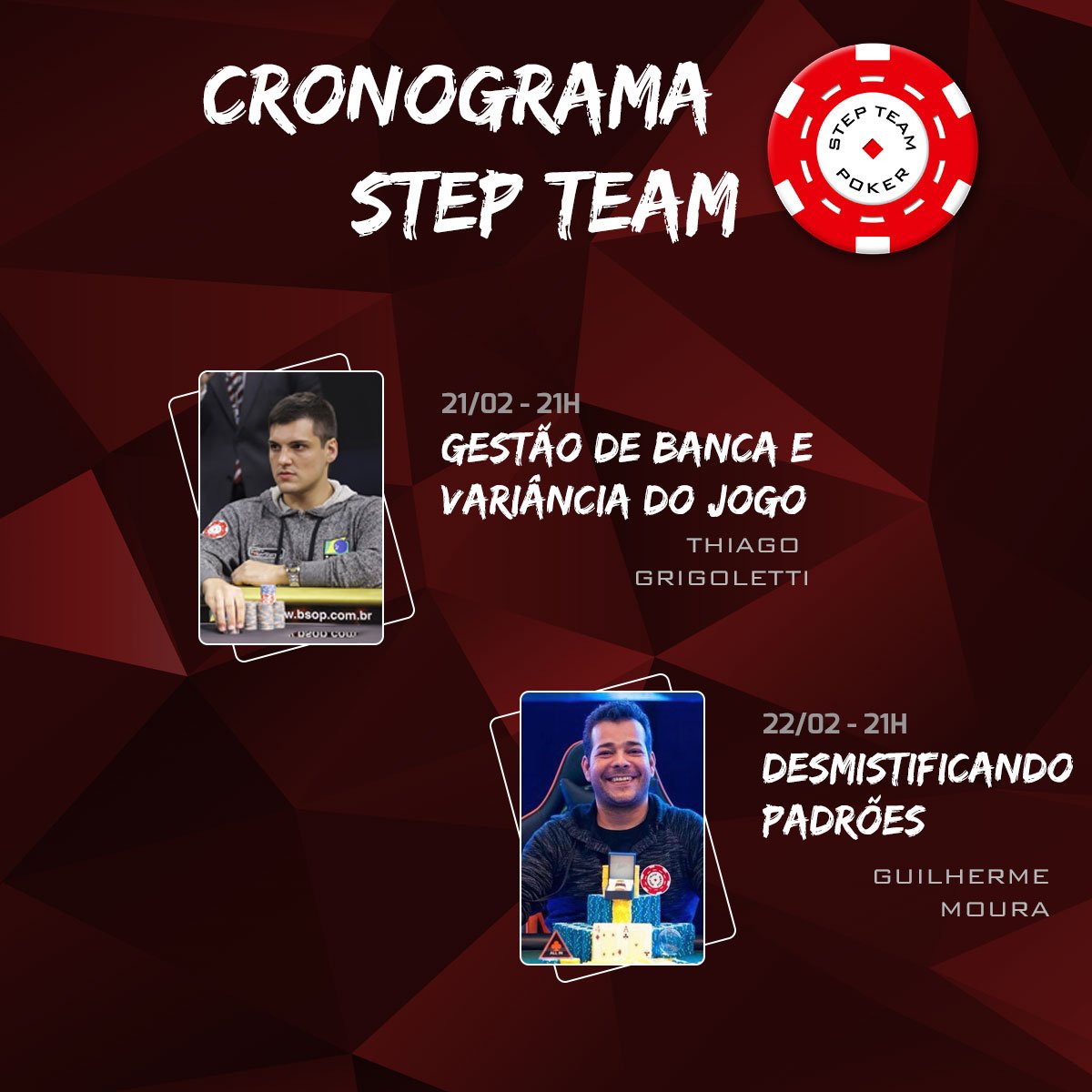 stepteamoficial's tweet photo. PROGRAMAÇÃO!!! Preparados para começar a semana?!?! 
#CronogramaStepTeam #StepTeam #VoaStepTeam https://t.co/xpoZmKwynC