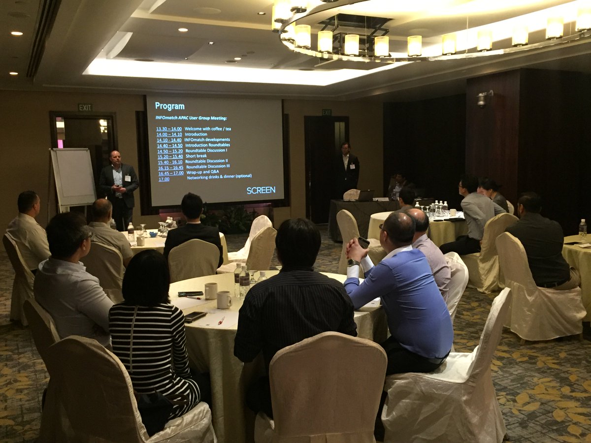 trgscreen's tweet photo. #Press: Successful first #ScreenINFOmatch APAC User Group Meeting. #MarketData #Asia #Singapore Read more at https://t.co/hfc2PFv4xo https://t.co/5gf78DQzpK