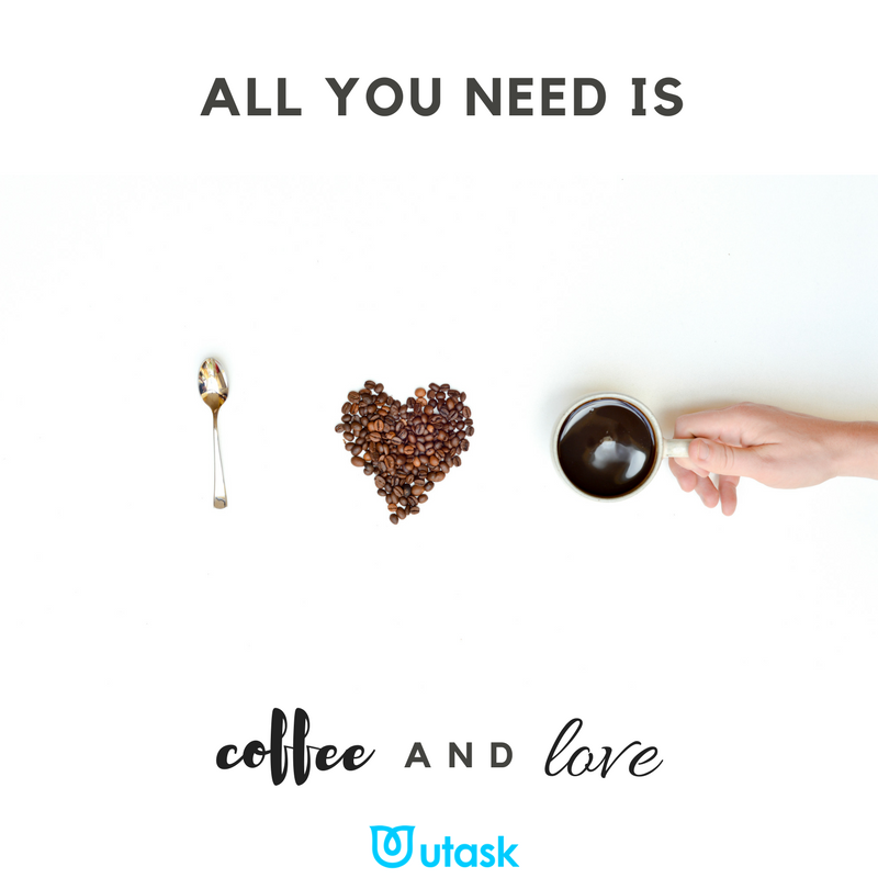 UtaskCanada's tweet photo. Start your week with a good #coffee and #love ☕😎✌
#utask #coffee #monday #morning #coffeelovers #coffeetime #livebetter #montreal #quebec https://t.co/E8kgdIn554