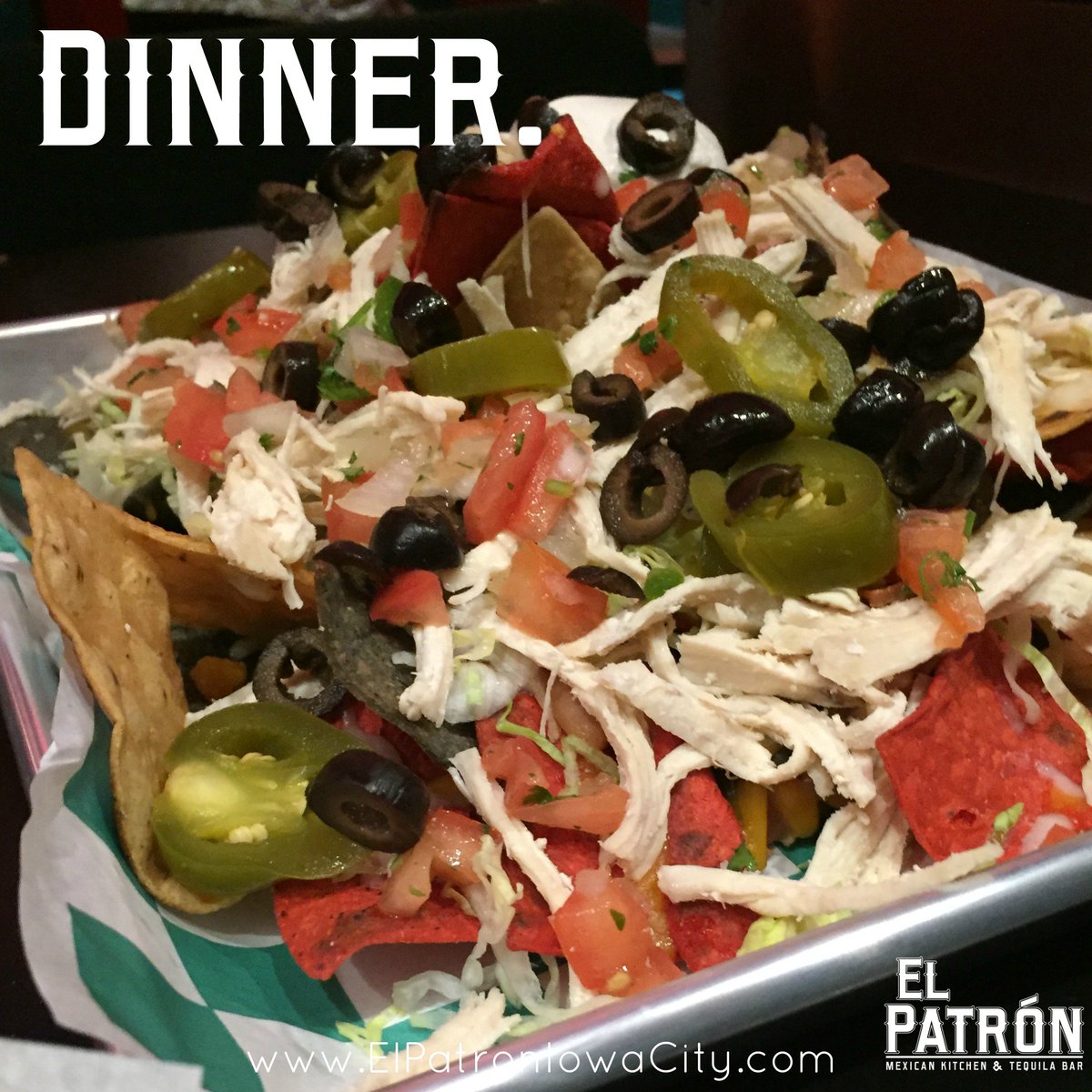 elPatronIC's tweet photo. With our menu, it's only a matter of time before you spill on your shirt.  Go ahead, get messy. #IowaCity #Taco #TequilaBar #MexicanFood https://t.co/gOziFLxR6V