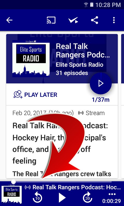 PlayerFM's tweet image. The mini-player layout was revamped for a better podcast listening experience! Check it out on the Google Play Store bit.ly/1BZwlrs