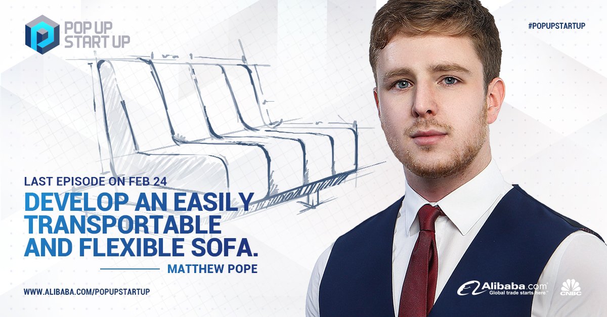 Meet Matthew, 23, from Bristol. A recent graduate from a degree in Furniture and Product Design. Watch last episode of #PopUpStartUp Friday.