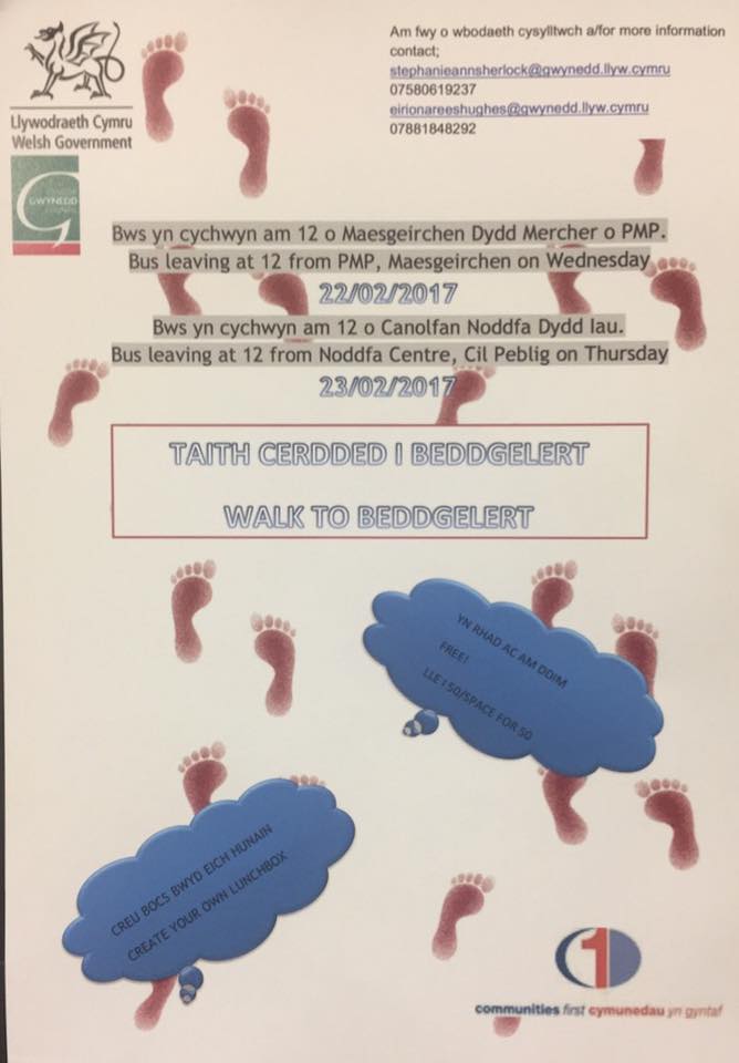 Cym1af's tweet photo. Trip to Beddgelert for Communities First Residents.
Maesg: Bus leaves Llys Dylan at 12.
Caernarfon: Bus leaves Noddfa at 12. https://t.co/kk51qgMJmL