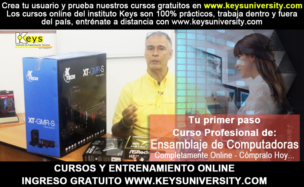 InstitutoKeys's tweet photo. Quieres algo nuevo? Curso de Ensamblaje de PC On Line. https://t.co/eExpIeg3q1 https://t.co/gbsf5RENry