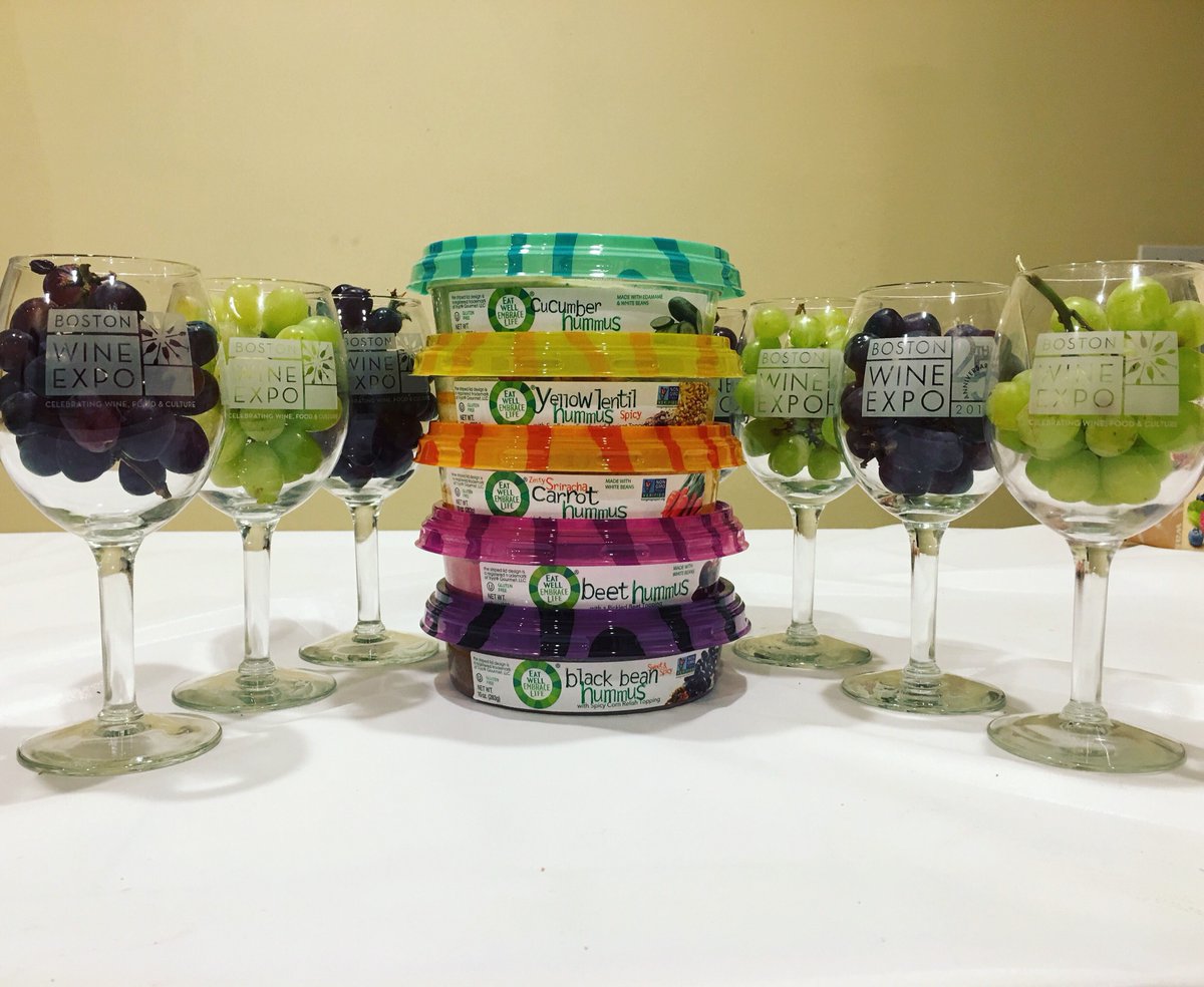 Thanks again to the <a href="/BostonWineExpo/">BostonWineExpo</a> for having us this weekend! We had a blast sharing #TheOtherBeanHummus! 🍷