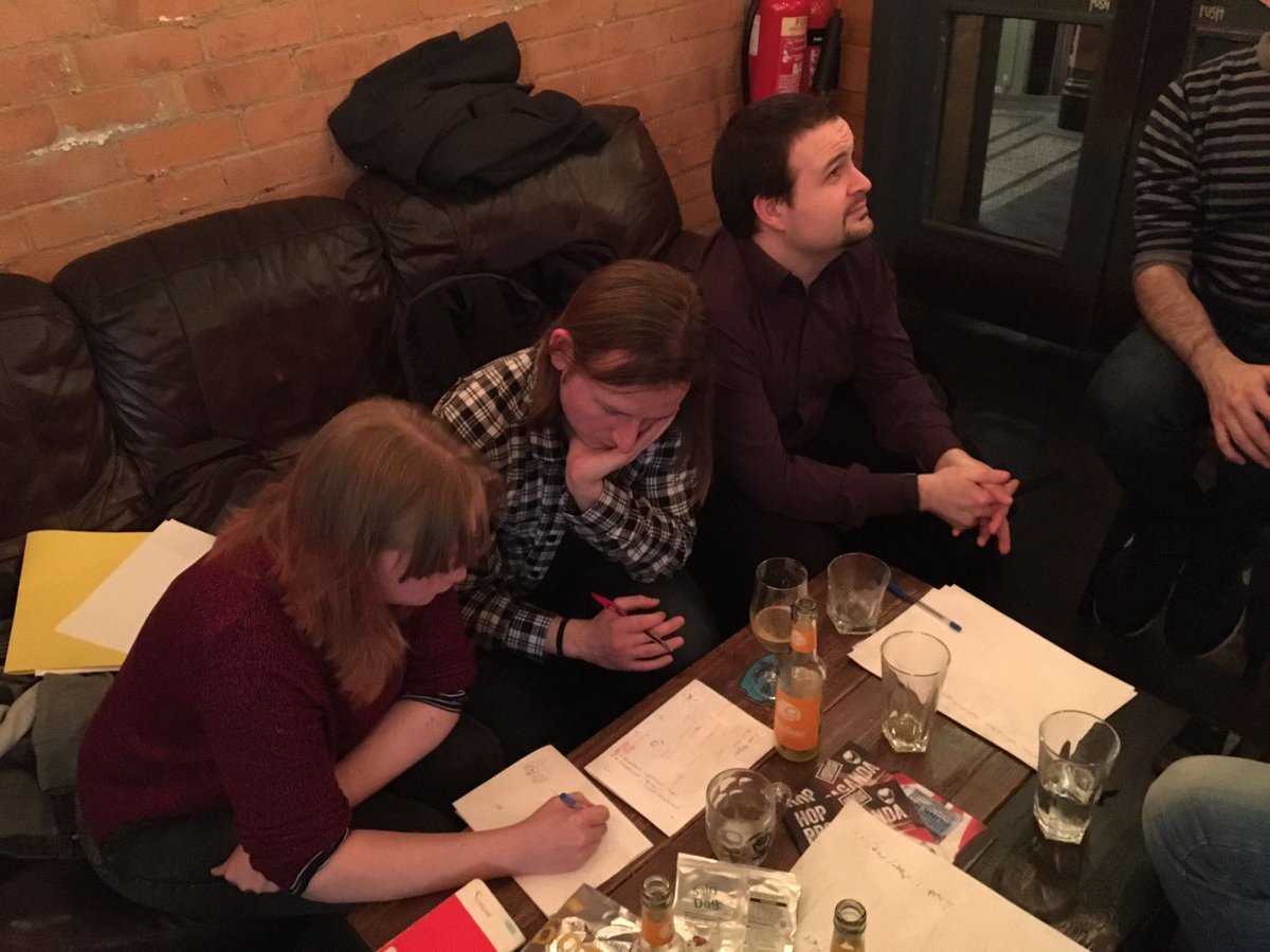 IdeasInPlay's tweet image. Photos from our #meetup January 2017 "Creating Worlds; Narrative in Games" #Nottingham #gamedesign #gamedevelopment