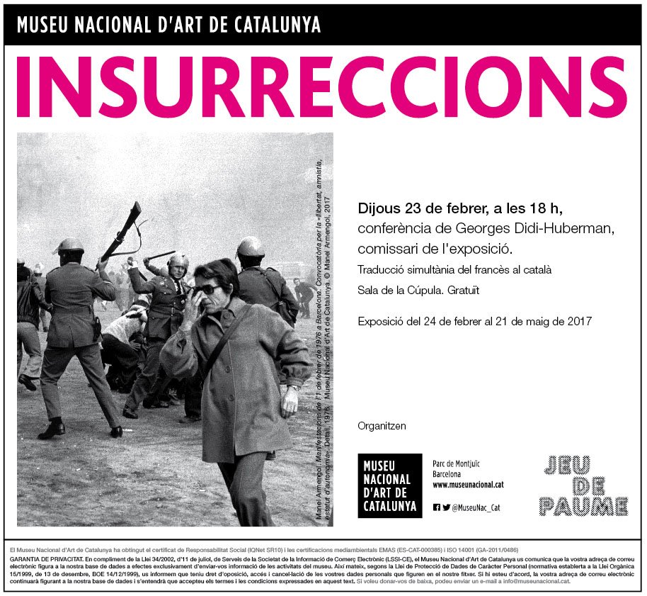 Resultado de imagen para georges didi-huberman insurreccions