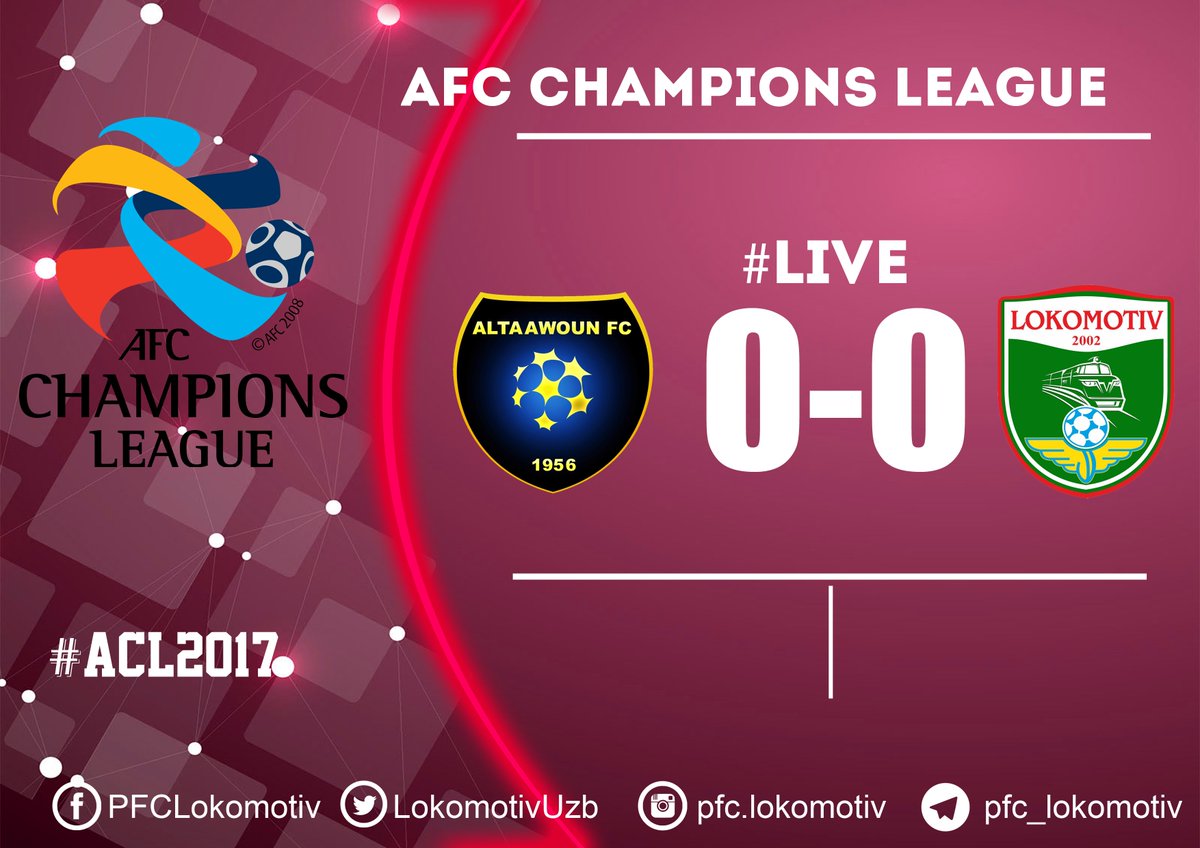 Al Taawon Vs Lokomotiv Tashkent Afc Champions League 2017