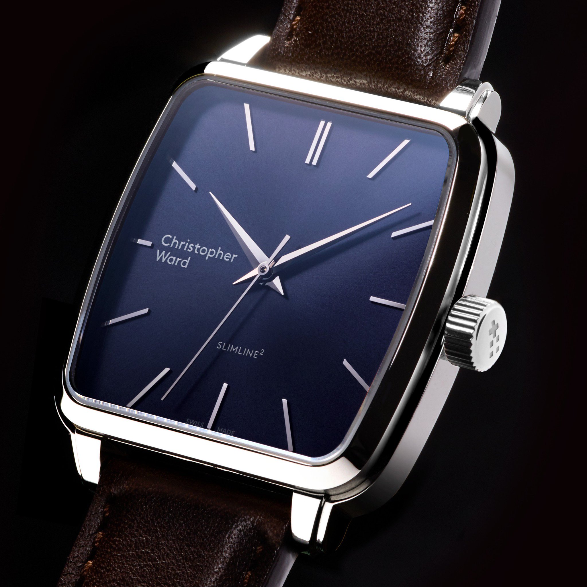 Christopher Ward on X The C5 Malvern Slimline Square is an elegant watch. At 37mm square and only 8.25mm high it s discrete too. https t WYEWEkw8Xn https t 7uDJ7uyZ26 X