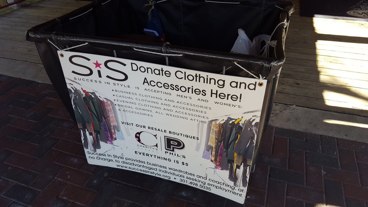 SuccessinStyle's tweet photo. Donate clothes to #SuccessInStyle Tues-Sat 10am-6pm, Sun 11am-6pm. #CharitysCloset #PhilsCloset #SavageMillMD https://t.co/0PffW95Q87 https://t.co/kXQTswpasR