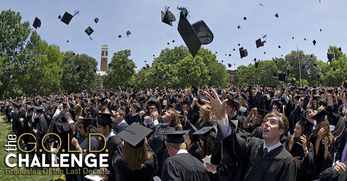 VanderbiltAlum's tweet photo. Calling all undergrad alums from 2007-2016! Make a gift of any size by March 17 for the G.O.L.D. Challenge! https://t.co/pUnCbILXEz #vugold https://t.co/D7YDnUC7Kp