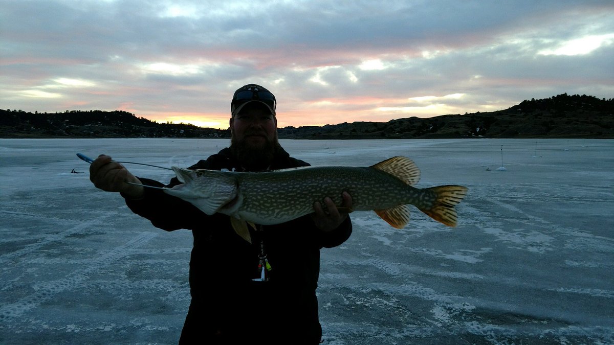 AntlerBuilder's tweet photo. Fort Peck pike fishing!!! https://t.co/PE2azvx2oj