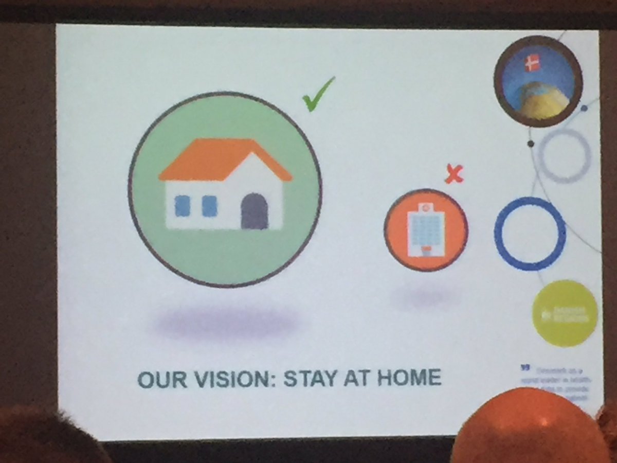 @DorteStigaard #regionnorth - telehealth vision 'stay home'. Beautiful & simple #HIMSSNordic @CernerNordics