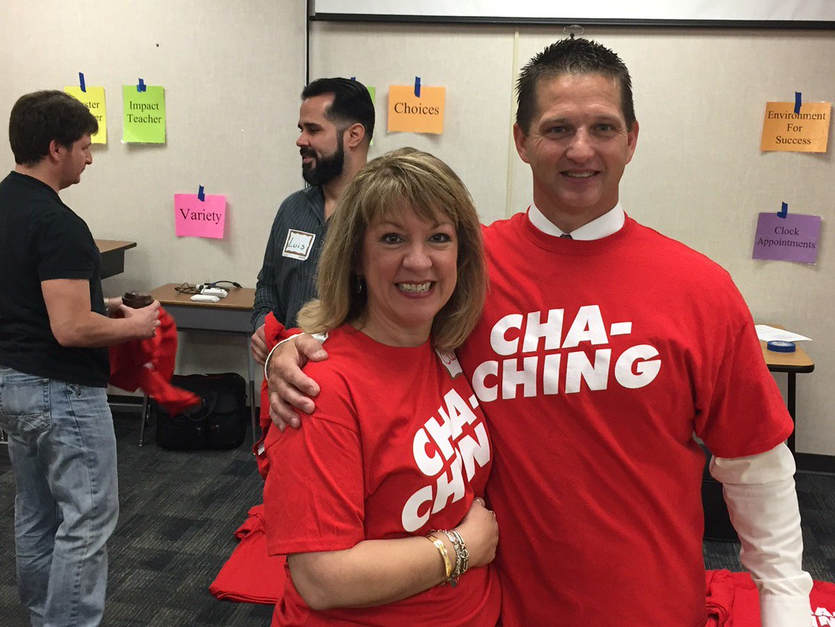 Learning the power of emotional deposits..
Cha Ching!!! BISD New Teachers ROCK!!!#BISDpride