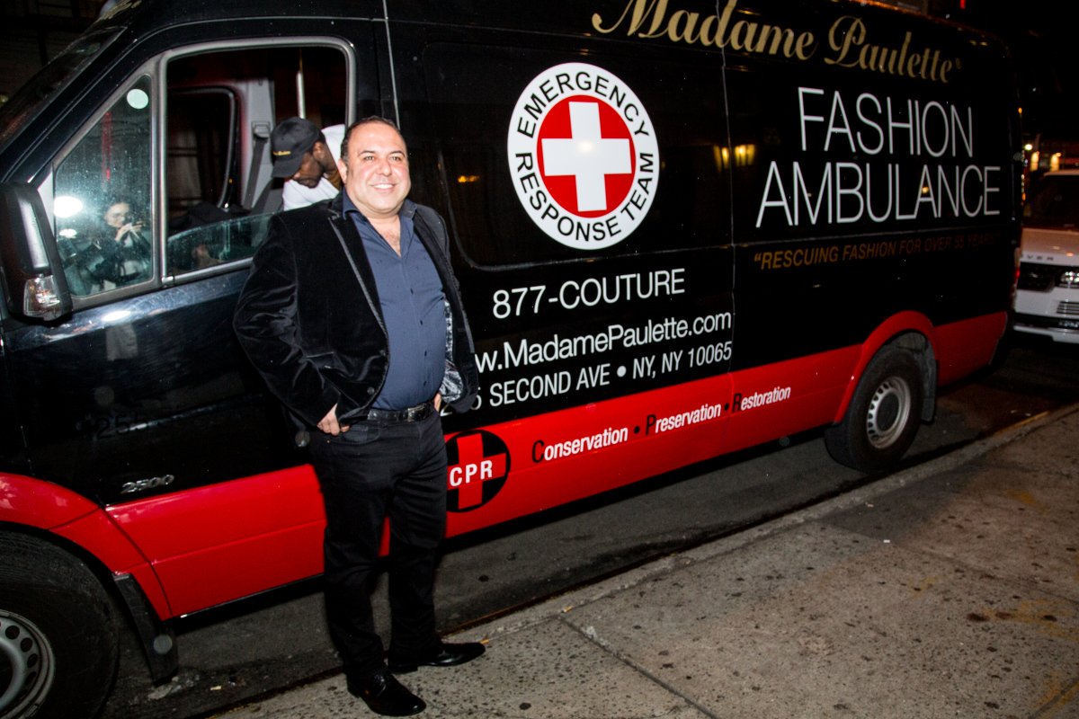 JohnMahdessian's tweet photo. Have you seen the #MPFashionAmbulance yet? We're on the scene and ready to service any garment! (Photos courtesy of @tandy_neil) https://t.co/mSQxE8p16s