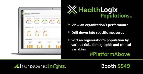 Transcend_Care's tweet photo. Looking to manage population health? Demo our HealthLogix Populations solution at #HIMSS17 today! https://t.co/04XKSrRe7O #PopHealthIT https://t.co/wPCdwh8x1f