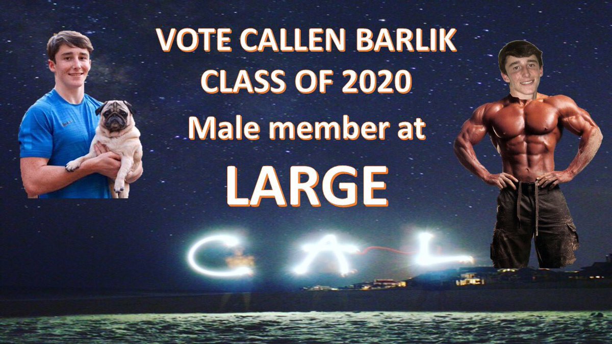 cal_barlik's tweet image. Excited to announce that my campaign for 2020 Male Member at Large has officially began! I will be campaigning from the 20th to the 27&apos;th