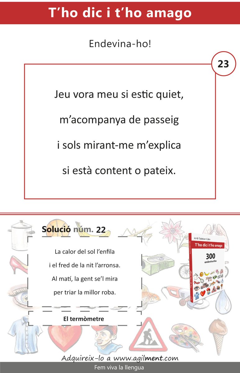 L'endevines?
#t'hodicit'hoamago