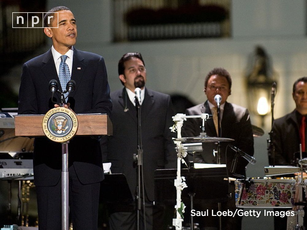 nprmusic's tweet photo. It's Presidents Day: Spend some time with a few of @BarackObama's favorite songs. https://t.co/NBevt0QWOA https://t.co/ONC7wJAvf5
