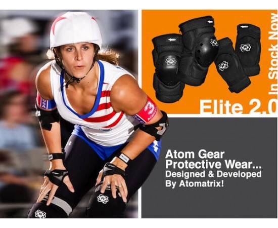 SkatesDirect1's tweet photo. Derby girls! we present you the Atom line of protective gear. Keep those knees and elbows safe this weekend. #rollerderby #goskating https://t.co/BKV55GzsME