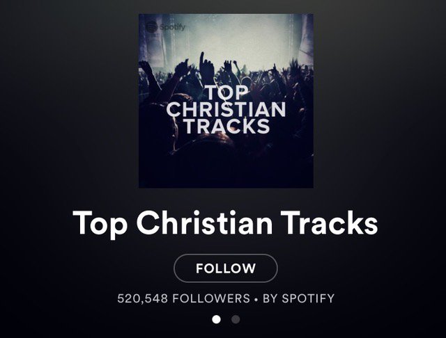 Thx <a href="/Spotify/">Spotify</a> for adding “Death Was Arrested” to your Top Christian Tracks List! open.spotify.com/user/spotify/p…