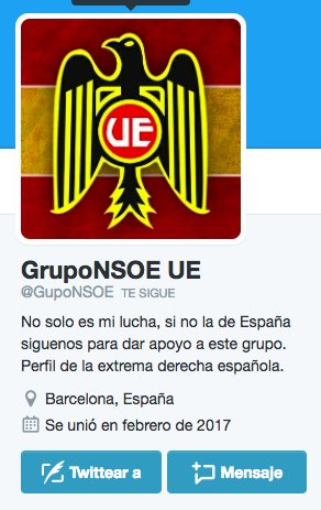 La cuenta b de @andreugp nos acaba de seguir. Hemos alcanzado el climax tuitero