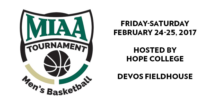 Tournament homepage &amp; ticket information for <a href="/MIAA1888/">#D3MIAA Sports</a> Men's Basketball Tournament at <a href="/HopeCollege/">Hope College</a> - goho.pe/Q5vv309bEFp
#d3h #d3miaa