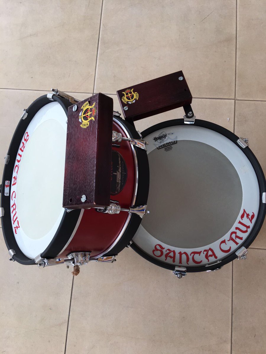 Percusión lista y a punto para las proximas actuaciones. Comenzamos el sábado con <a href="/SenorGanan/">Señor Gañán</a> y <a href="/3Caidas_Triana/">Tres Caídas de Triana</a> #SuenaStaCruz