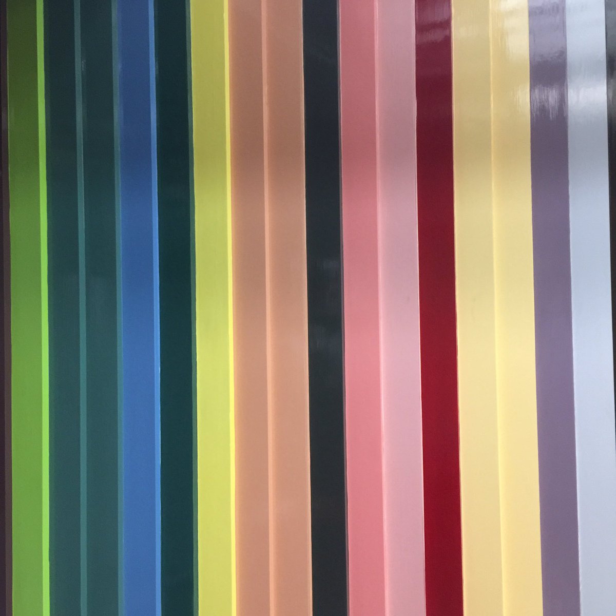 MontyPR's tweet photo. This wall is fast becoming famous in its own right! @JoshWoodColour #joshwood #atelier #colourwall #love #atelierfamily https://t.co/BqlAHFFgPS