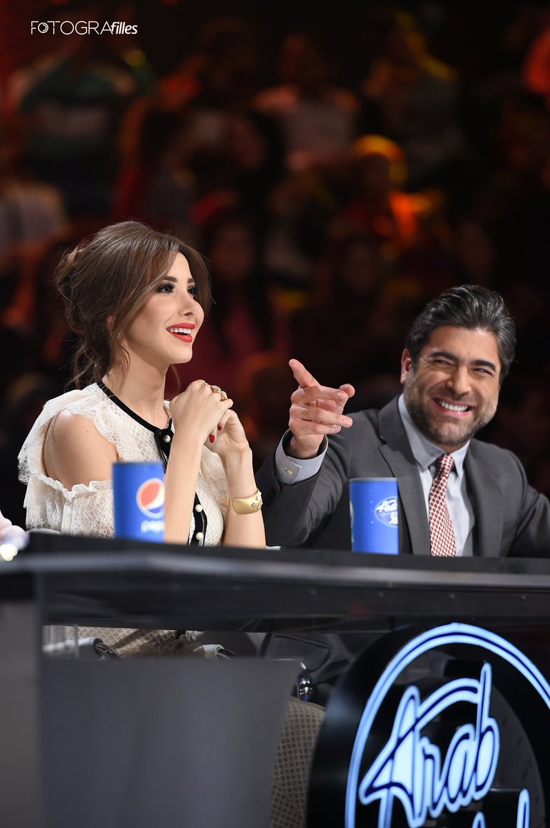 fotografilles's tweet photo. A special #ArabIdol moment ! 
#JudgeNancy @NancyAjram and #JudgeWael @waelkfoury 
By Fotografilles 📸 https://t.co/4UWP4bHovM