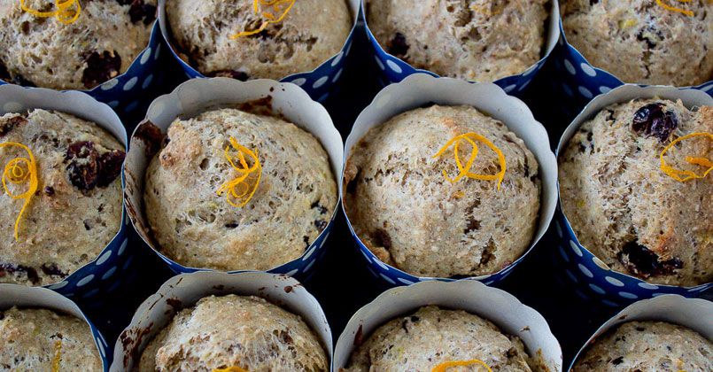 AMSBio's tweet photo. Muffins véganes aux canneberges et à l’orange  https://t.co/iVVedhkcms https://t.co/h3Akcqr2LP
