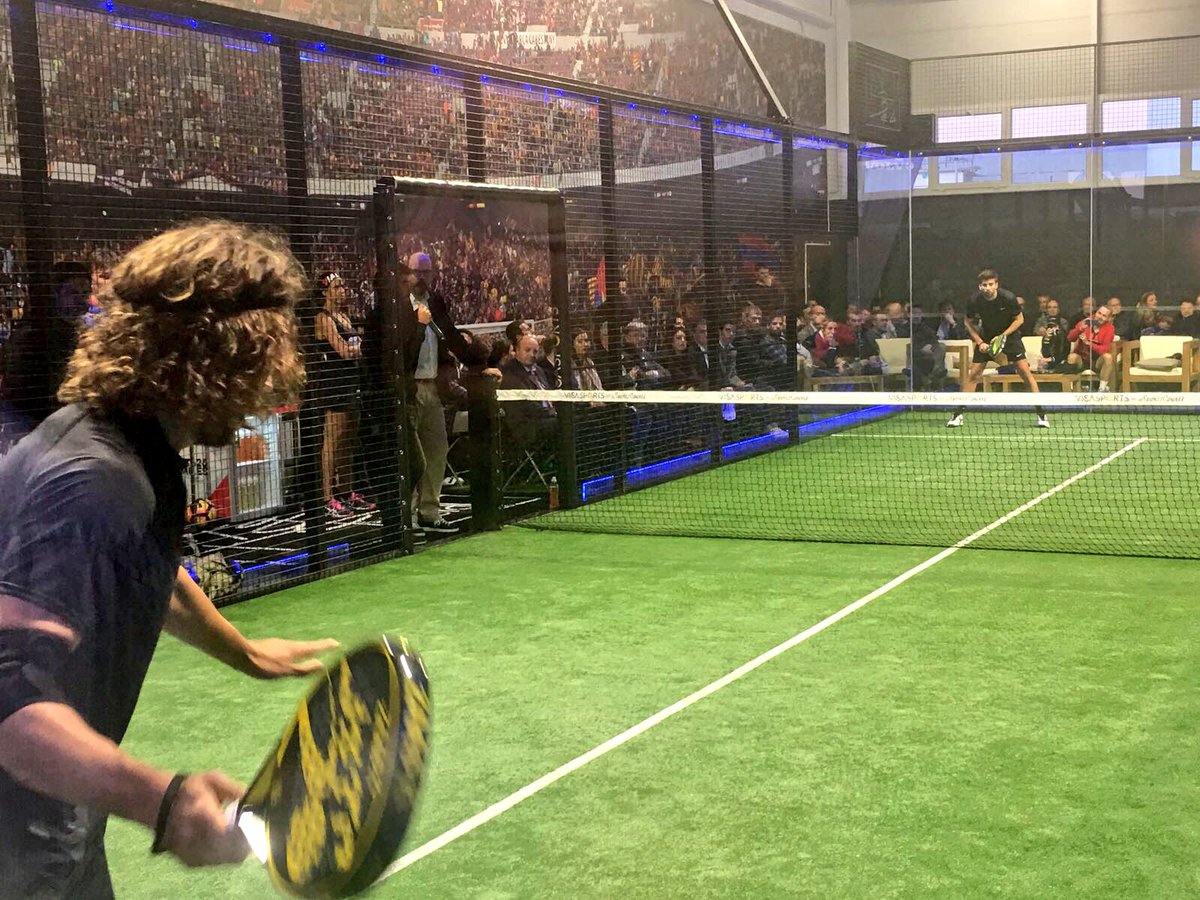 Duelo de titanes en #pistabela visa-sports.com/en-directo/ #padel #belavspique