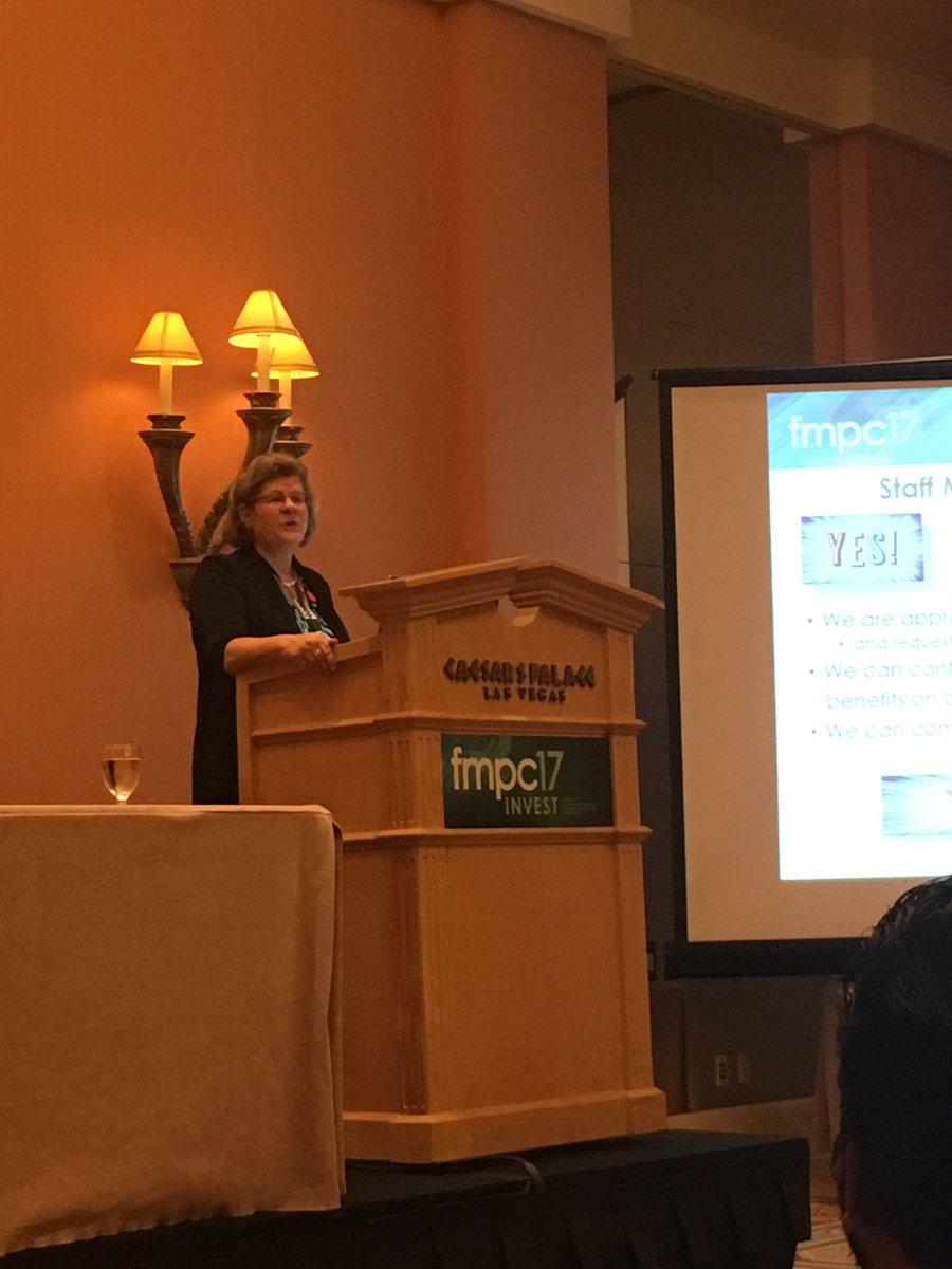 wordfromtheberg's tweet photo. Learning about e-billing strategies! Patients will consider changing doctors if the payment process is easier for them #FMPC17 https://t.co/EbJ7TFlDKL