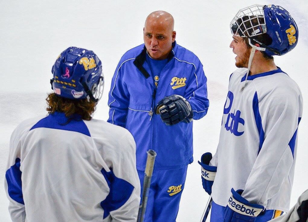With Saturday night's win over SRU, Head Coach Stu Rulnick became the winningest coach in PITT Hockey history -- picking up win #106. #H2P