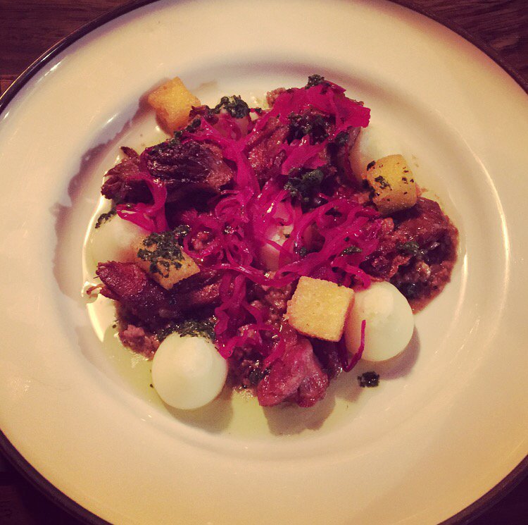 NerR1's tweet photo. Gorgeous #food and a lovely cosy room @The_Hardwick @_StephenTerry_ Thanks again! We'll be back soon! #wales https://t.co/tP0kzMWmZY