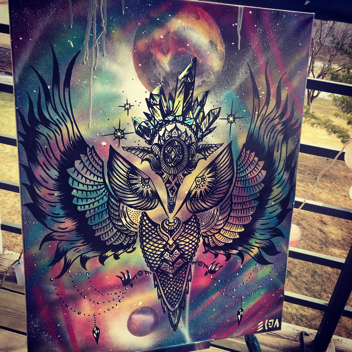 dalliselda's tweet photo. #ELDA #painting 🌙 https://t.co/JtGNDtQfx4