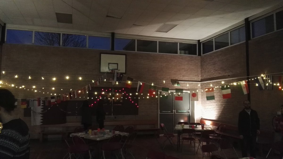 ManMetCU's tweet image. We're ready for our international banquet  here at union Hall @convincedmcr