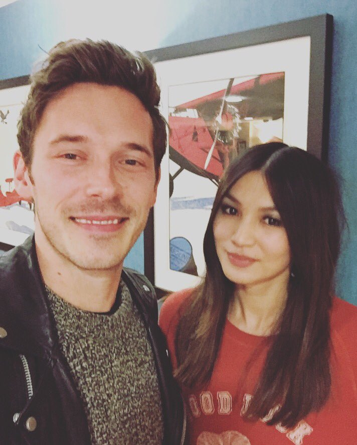 gemma_chan's tweet photo. Hello.. We're back on your TV tonight for episode 2.. 10|9C @AMC_TV 💥

#HumansAMC #Humans @HumansAMC https://t.co/qFhQv6DeTa