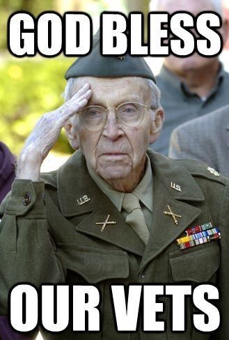 THEANTHEMGIRL's tweet photo. God Bless our Vets. https://t.co/JIk4b5cJiz