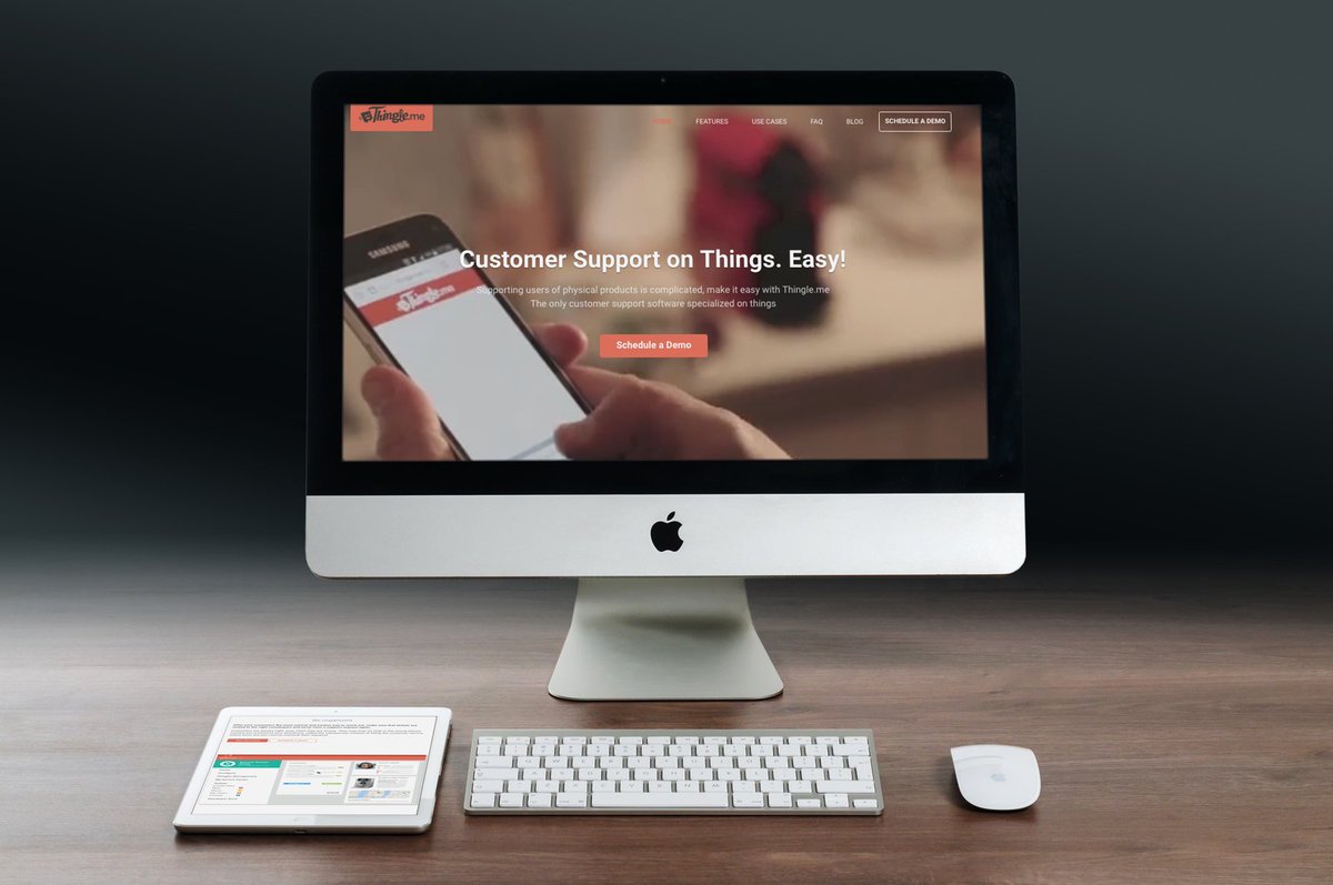 New year, new #website! 🎉
Find out how we help manufacturers #support their #customers: thingle.me