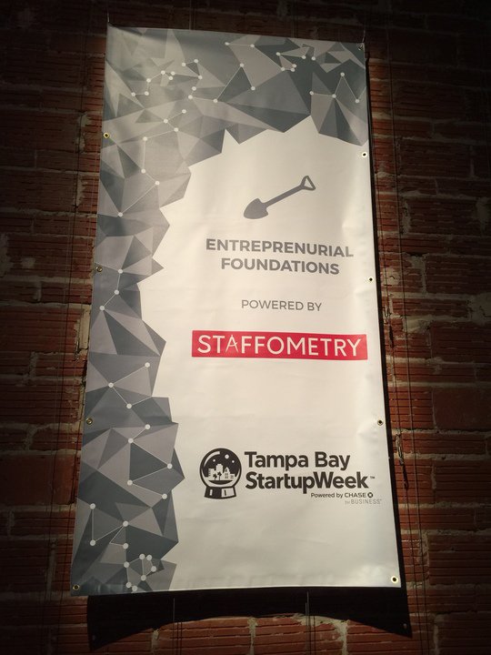 Staffometry's tweet photo. What a great event last week - we were glad to be a part of Tampa Bay Startup Week! #TBSW17 #Entrepreneur #startup https://t.co/Jro91tF6XV