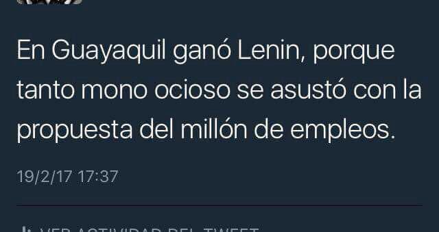 DomenicaPatinoV's tweet photo. No hay otra razón más clara que esa... https://t.co/i323uY4LAk