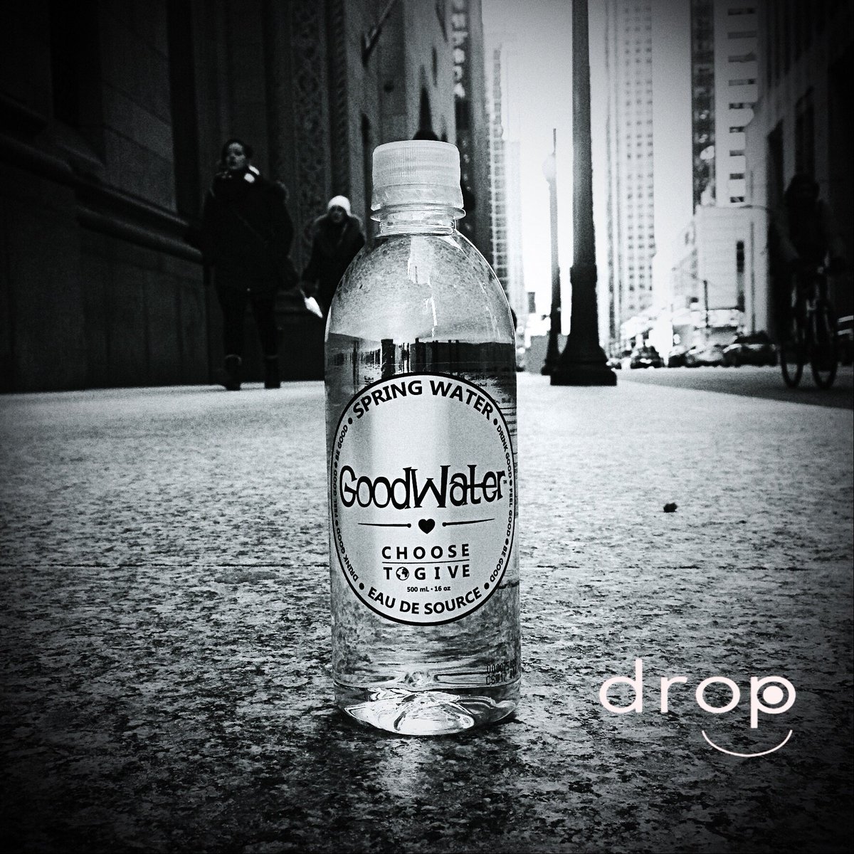 CasedropCanada's tweet photo. Litre for Litre. Drop for Drop. GoodWater will match every every drop of water sold to a global community in need. Available at Casedrop. https://t.co/9DMnbsSHsB