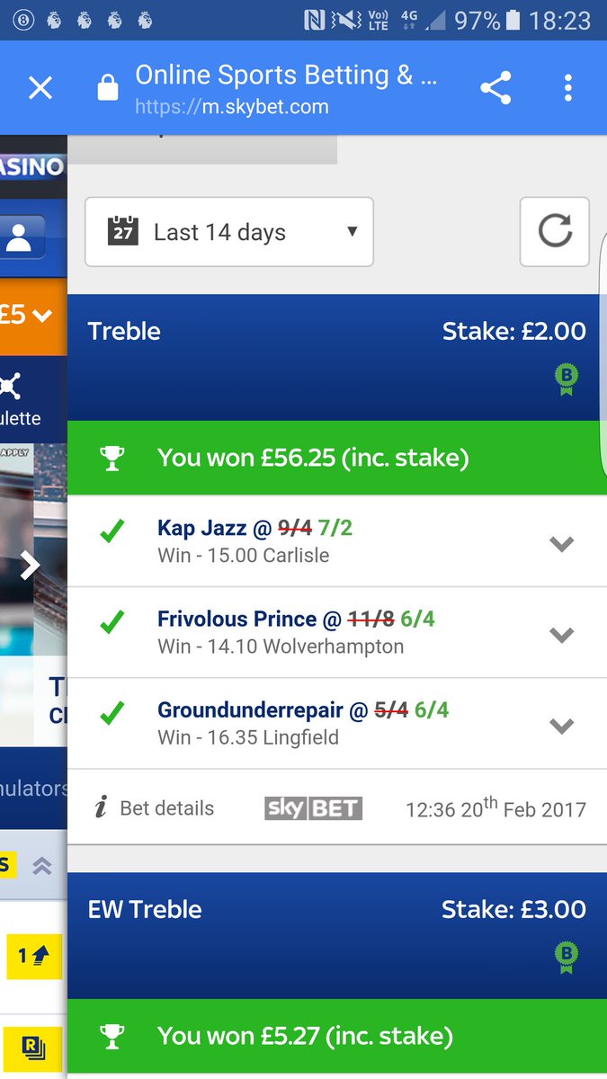 lawsy1986's tweet photo. Boom and another winning bet today smashing the bookies latey #HorseRacing #bookiebashing https://t.co/iAezlHsv6A