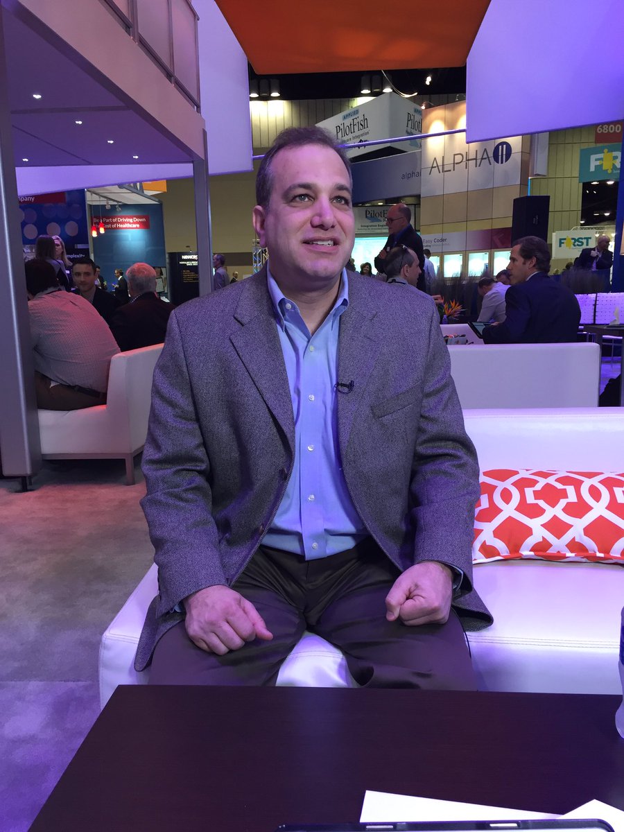 Thank you <a href="/neilasimon/">Neil Simon</a> for chatting with us about the benefits of #eRx at #himss17