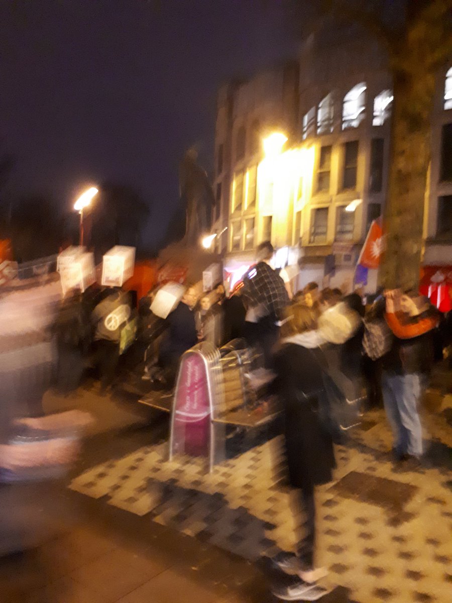 robharry's tweet photo. Yet another pointless anti trump protest going on in Cardiff this evening it's not going to change anything  #wastedevening https://t.co/JzTNRIKYzk