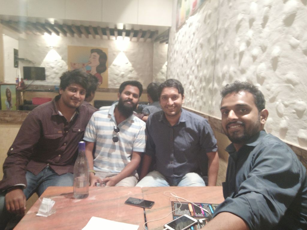 theEnthu's tweet photo. Oh wait! Did we forgot to mention yesterday's fantastic day with @townscript founder @99sachins and @imswam @ArjunVisualize @OBthinks https://t.co/1CBdE5nQfU