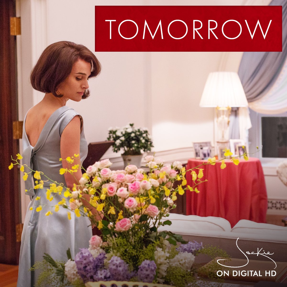 jackiefilm's tweet image. “Natalie Portman is RIVETING” - Kate Erbland, @IndieWire. Watch #Jackie before Academy Awards on iTunes tomorrow: bit.ly/JackieDHD