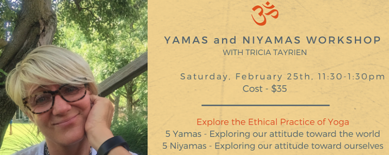 revibeyoga's tweet photo. Explore ways take your yoga off the mat with a guided tour the of Yamas and Niyamas.. https://t.co/dN0crysUQt https://t.co/huqLlYodbz