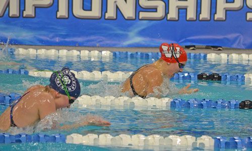 CyFairISD's tweet photo. .@CyWoods212 girls' swimmers bring home fifth-place #UILState banner | https://t.co/K3d3yQTXXC @CoachBric @ray_zepeda1 https://t.co/yCP118l5V9
